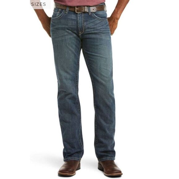 Ariat M5 Slim Deadrun Stackable Straight Leg Jeans sz 31x38 - Picture 1 of 7